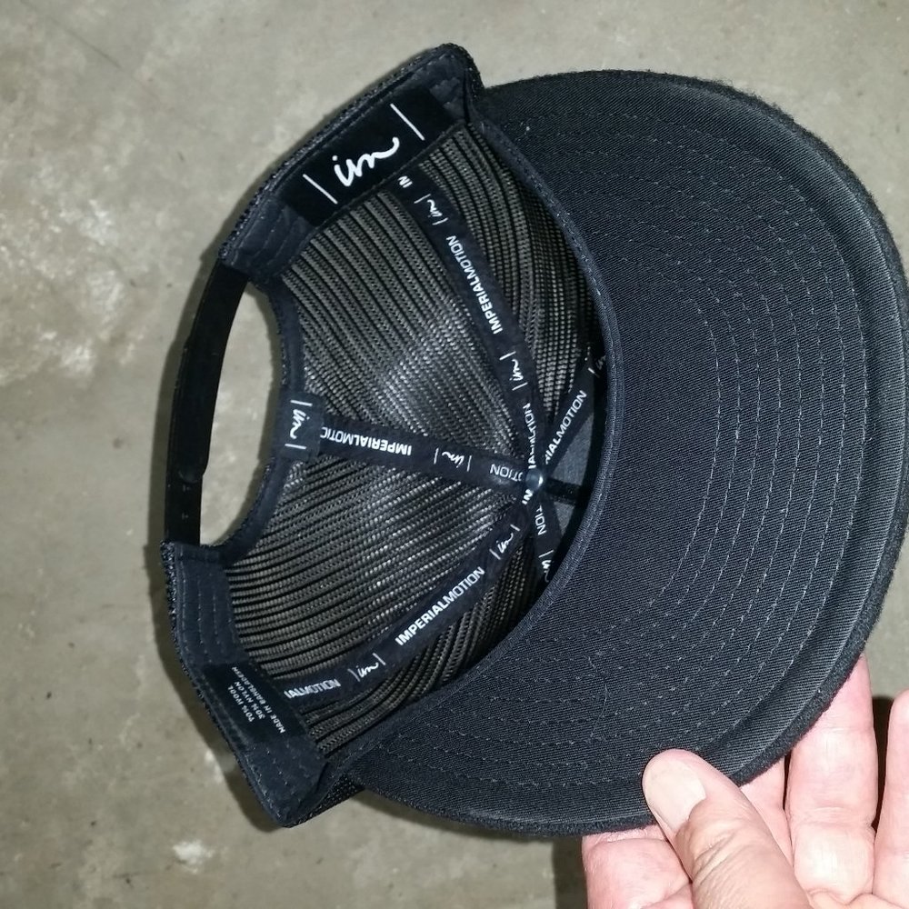 Imperial Motion Cap Hat Cursive Logo Snapback Nos - image 3